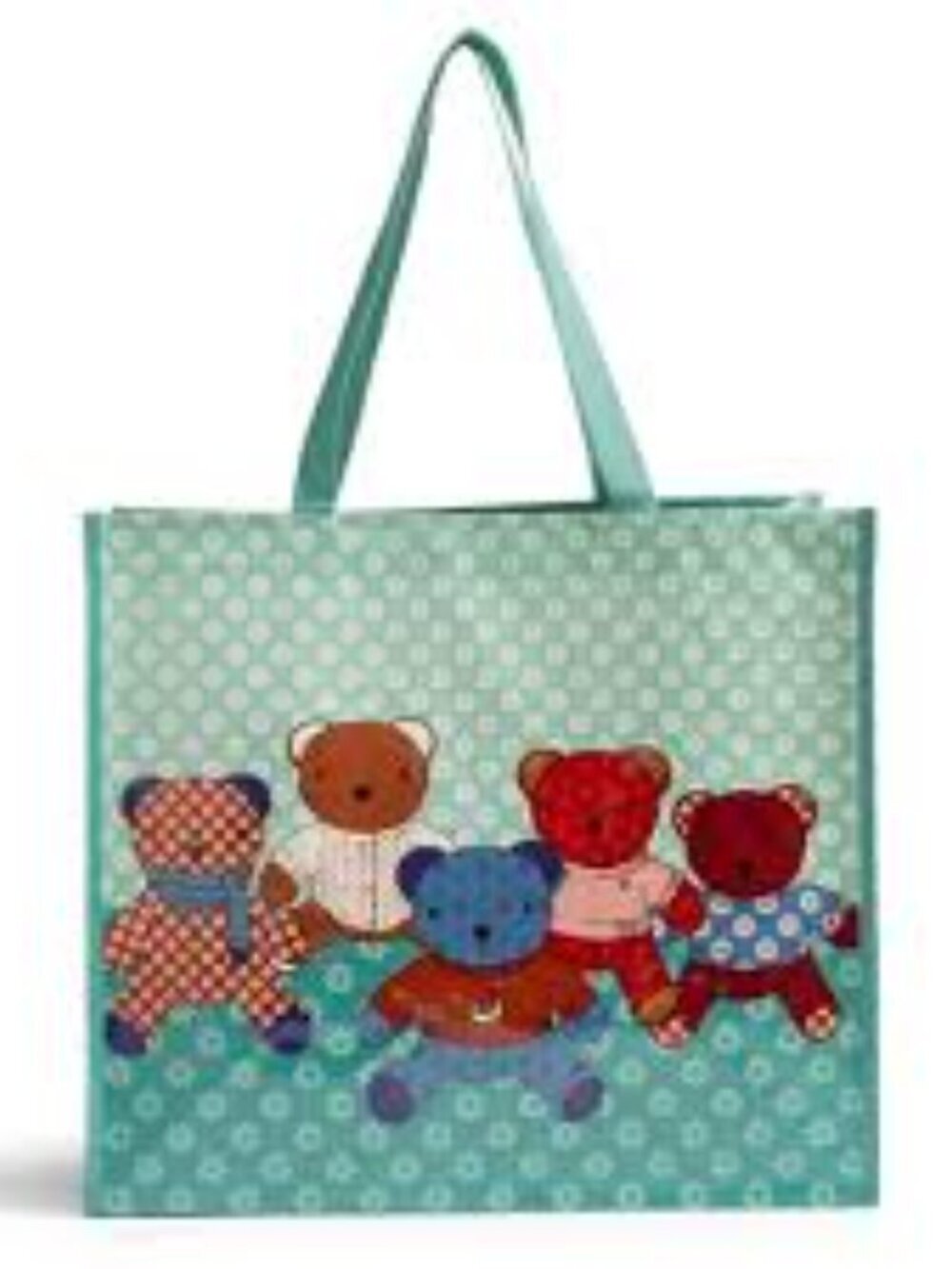 Vera Bradley Toasty Teddies Tote Bag